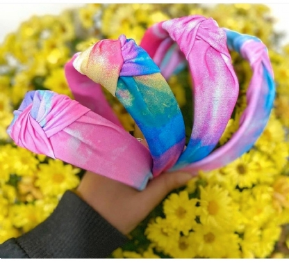 Tiara de Cabelo Feminina "TIE DYE " 758DB