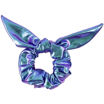 Scrunchie Azul Metalizado 018DB