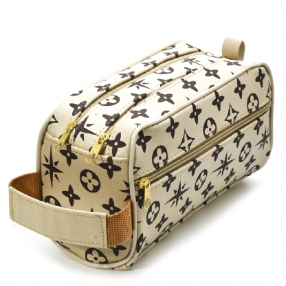 Bolsa Nécessaire Organizadora Feminina Creme Nec03DB