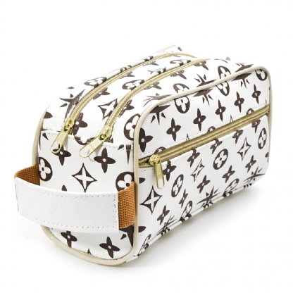 Bolsa Necessaire Organizadora Feminina Off White Estampa Nec03DB