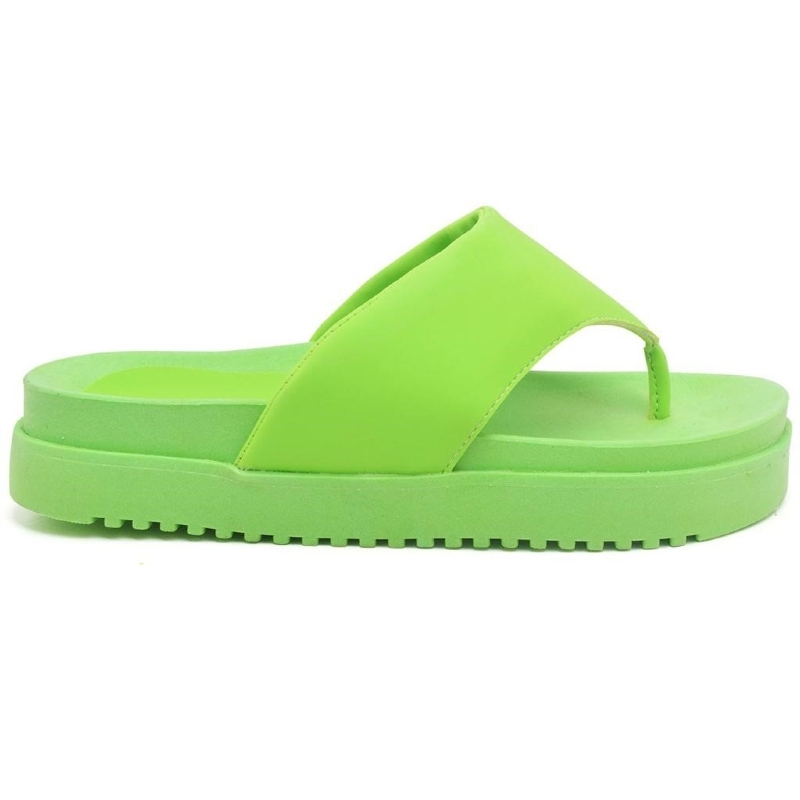 Sandália Chinela Feminina Verde "MALI" 2045DB