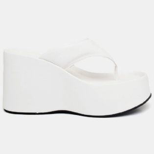 Tamanco Papete Chinela Feminino Branco "VIK" 2100DB