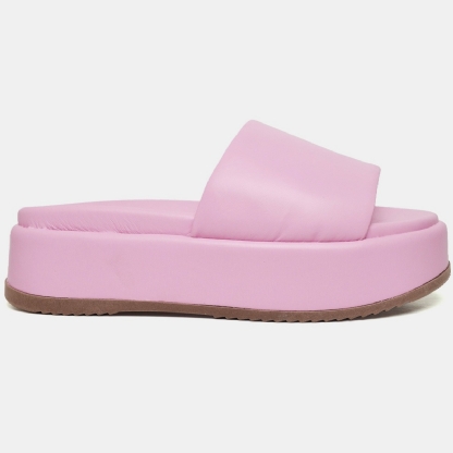 Tamanco Papete Chinela Feminino Rosa Balet "BABI" 2062DB