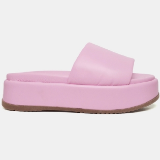 Tamanco Papete Chinela Feminino Rosa Balet "BABI" 2062DB