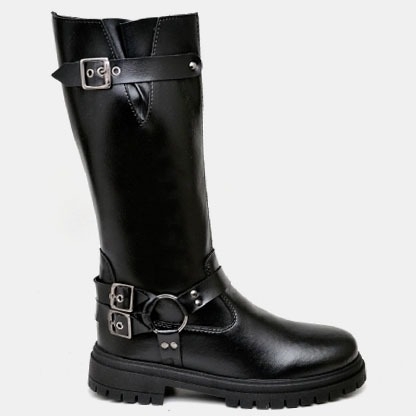 Bota Biker Boots Preto Feminina "TAYLOR" 1820
