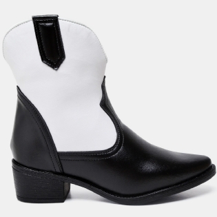 Bota Country Feminina Bicolor "WESTERN" 1702DB