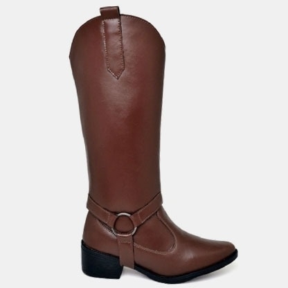 Bota Feminina Country 2 em 1 Marrom "MORGAN" 1706DB
