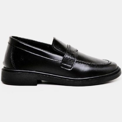 Sapato Mocassim De Salto Feminino Preto "EVA" 1416DB