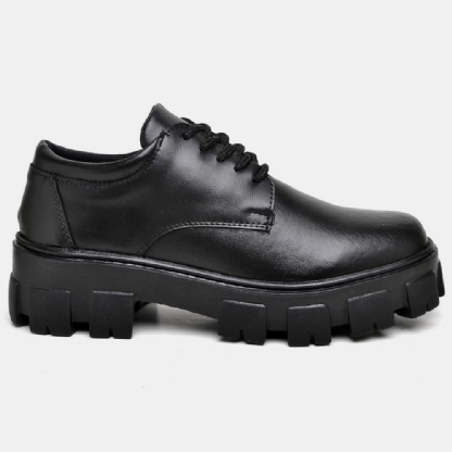 Sapato Mocassim Oxford Feminino Preto "STILL" 1410DB
