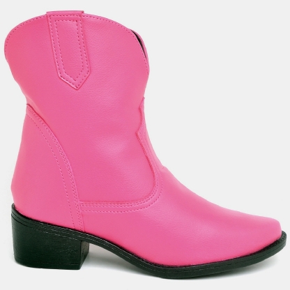 Bota Country Feminina Rosa "WESTERN" 1701DB