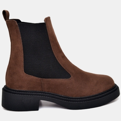 Bota Chelsea Tratorado Feminino Marrom "ZOHO" 1510DB