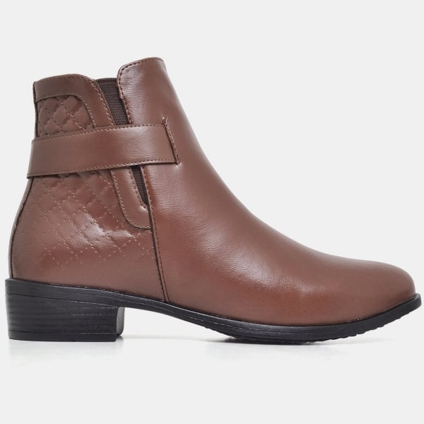 Bota Montaria Cano Baixo Feminina Marrom "SELENA" 208 DB