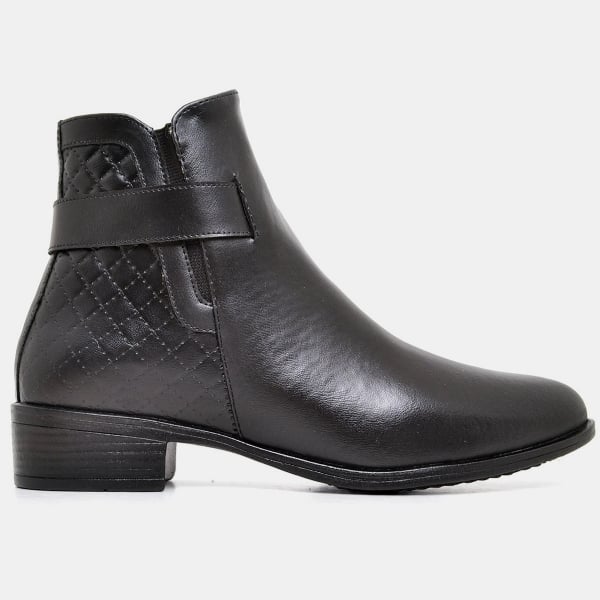 Bota Montaria Cano Baixo Feminina Preto "SELENA" 208DB