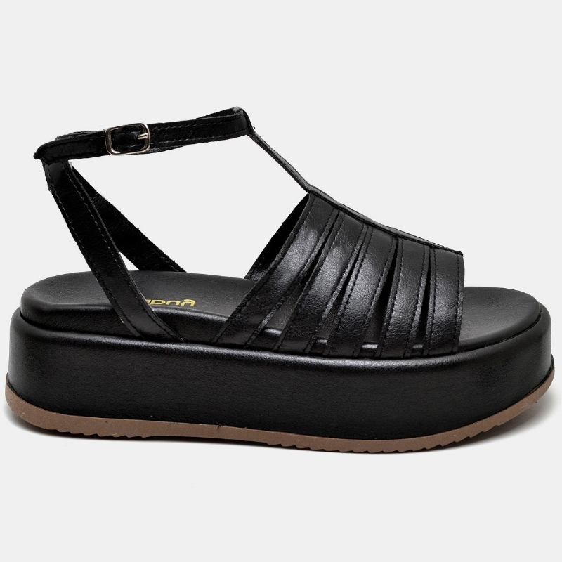 Tamanco Papete Feminino Preto "JENY" 2070DB