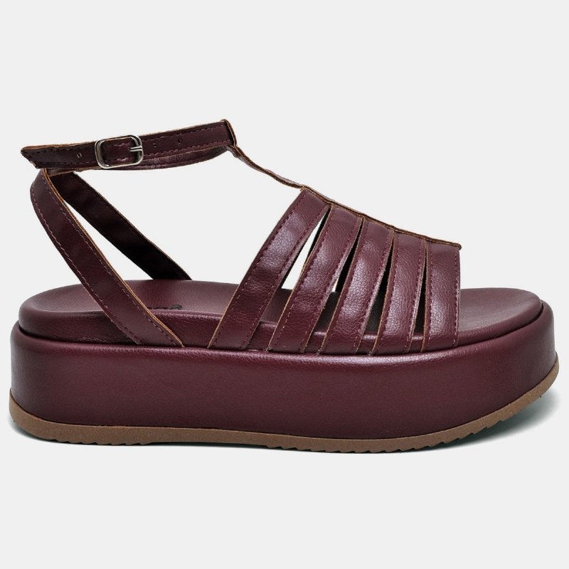 Tamanco Papete Feminino Cherry Red "JENY" 2070DB