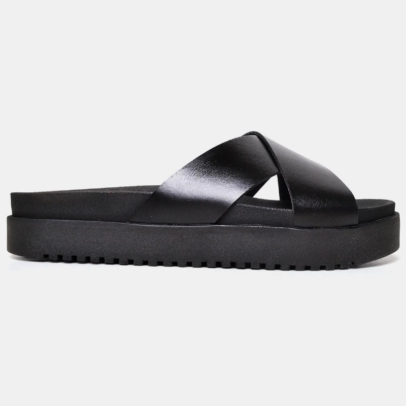 Papete Sandália Feminina Preto "BIA" 2076DB