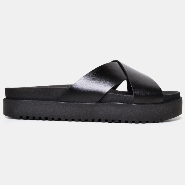 Papete Sandália Feminina Preto "BIA" 2076DB
