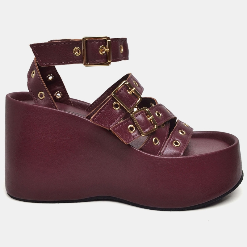 Tamanco Sandália Plataforma Feminino Red Cherry "BLAIR" 2102DB