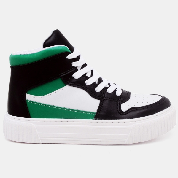Tênis Sneacker Street Feminino Verde "BROZ" 030DB