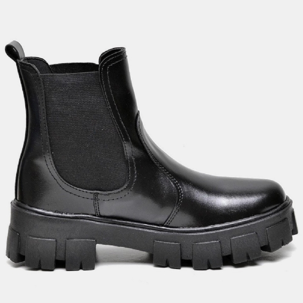 Bota Tratorada Feminina Preto "DROP" 1504DB