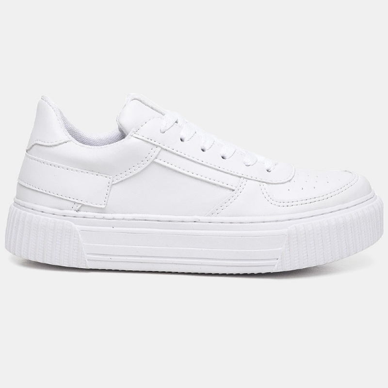 Tênis Sneacker Feminino Branco "SUN" 029DB