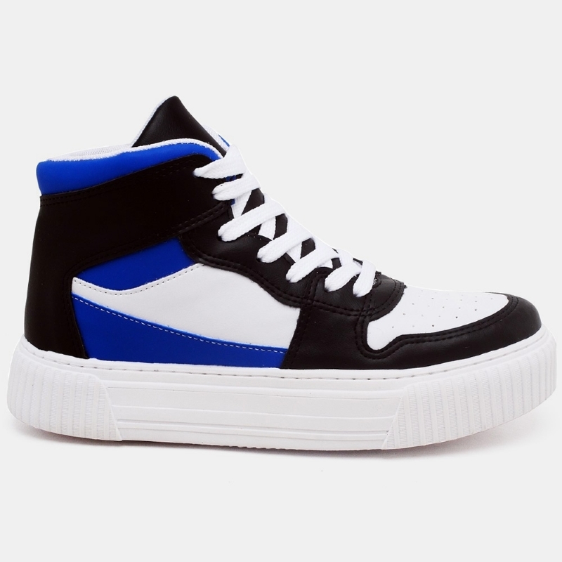 Tênis Sneacker Street Feminino Azul "BROZ" 030DB
