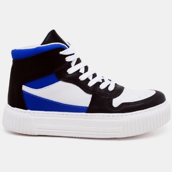 Tênis Sneacker Street Feminino Azul "BROZ" 030DB