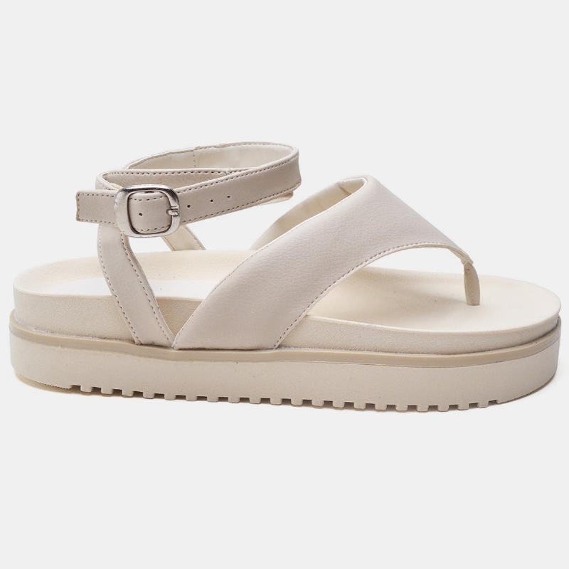 Sandália Chinela Feminina Off-White "MALU" 2046DB