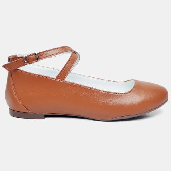 Sapatilha Bailarina Feminina Caramelo "NINA" 3002DB