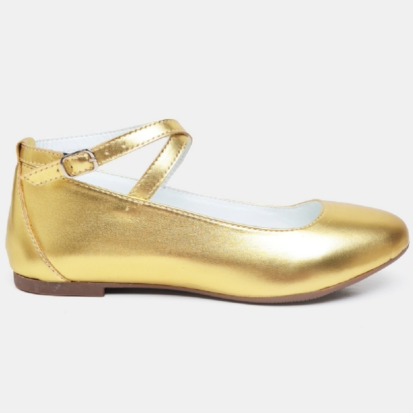 Sapatilha Bailarina Feminina Dourado "NINA" 3002DB