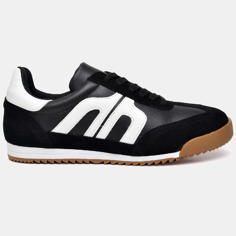 Tênis Jogger Feminino Tratorado Preto "BONE" 044DB