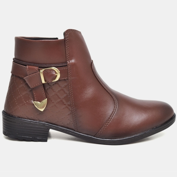 Bota Coturno Feminino Marrom "NEVAZZA" 207DB