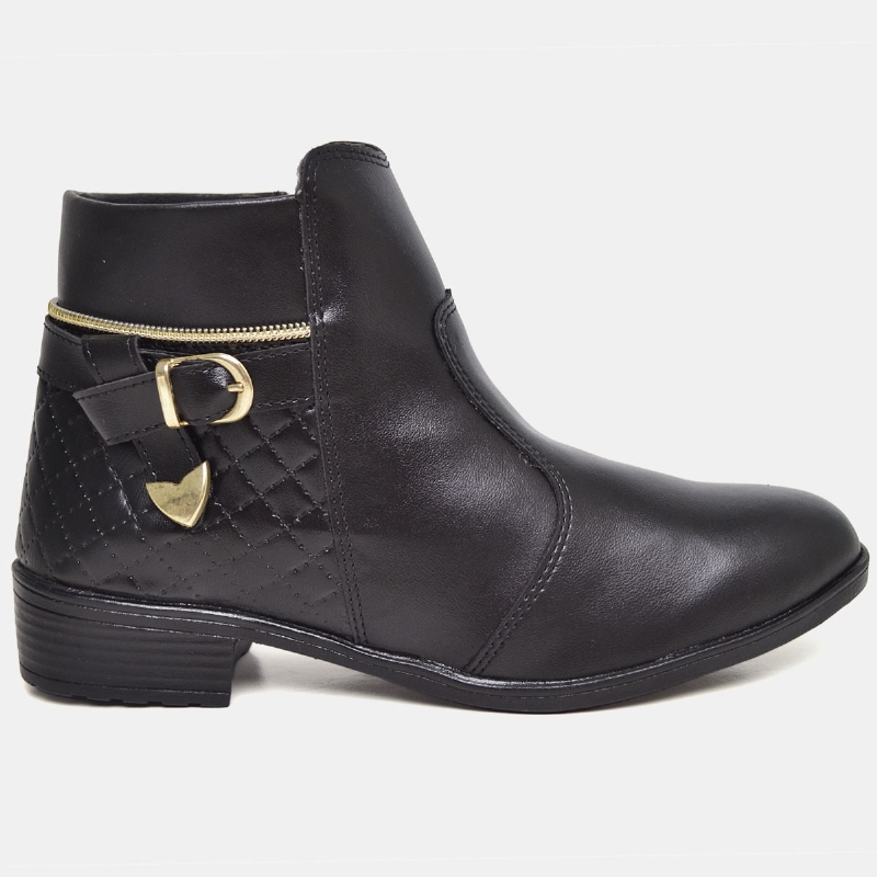 Bota Coturno Feminino Preto "NEVAZZA" 207DB