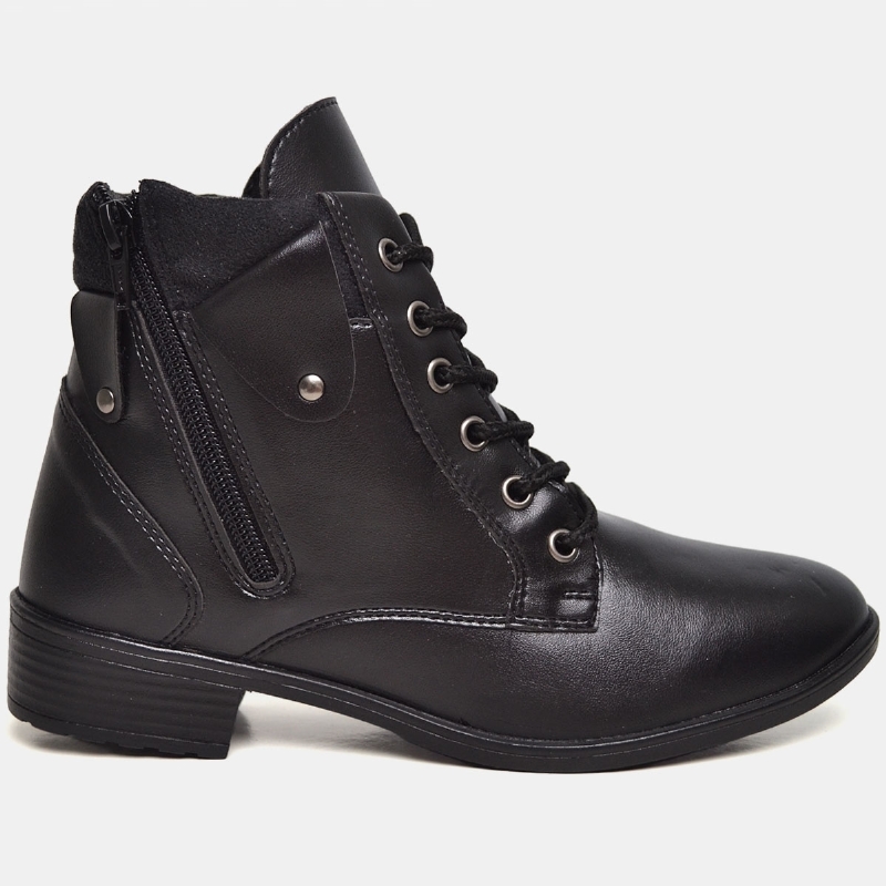 Bota Coturno Feminino Preto "AMPEZZO" 603DB