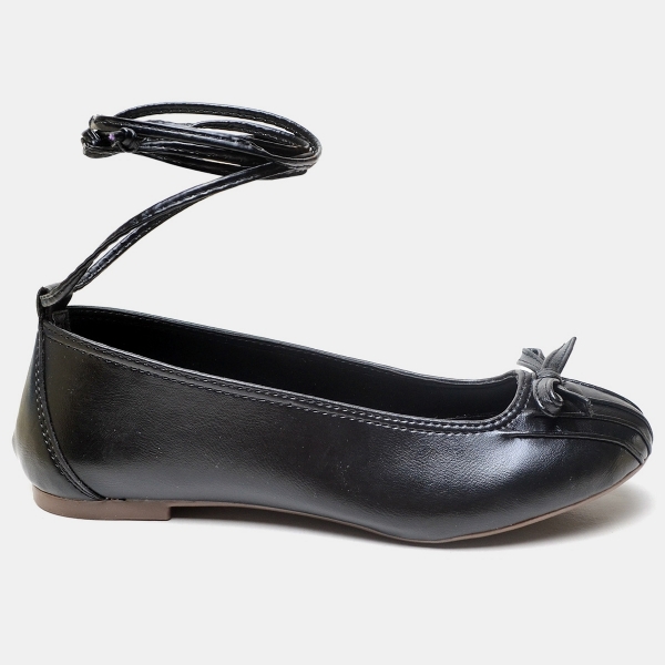 Sapatilha Bailarina Feminina Preto "DUDA" 3001DB