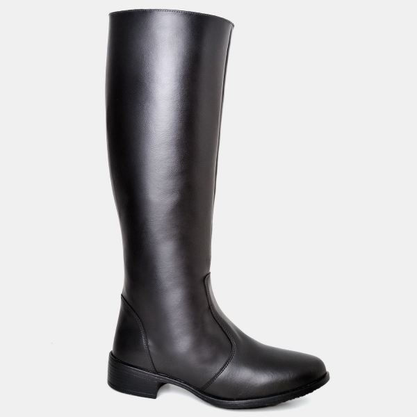 Bota Preta Cano longo Montaria Preto "KYARA" 1708DB