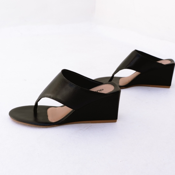 Sandália Tamanco Feminino Preto "TAY" 2116DB