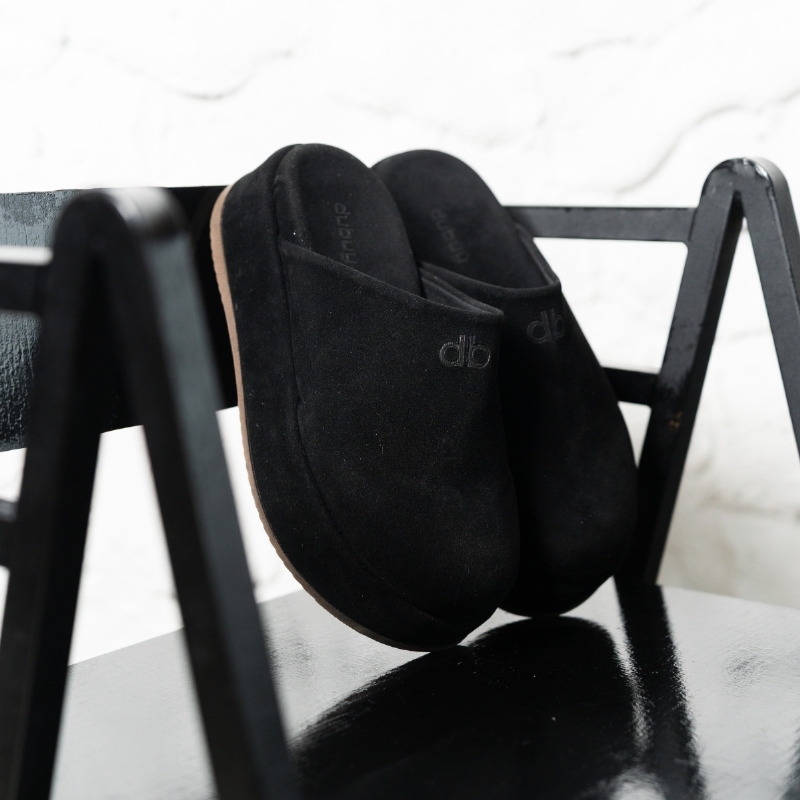 Mule Clog Babuche Preto "SHAY" 1904DB