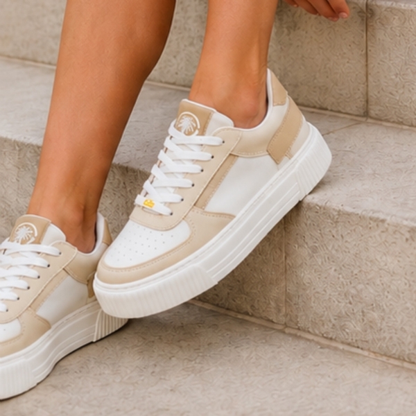 Tênis Sneacker Feminino Off White "SUN" 029DB