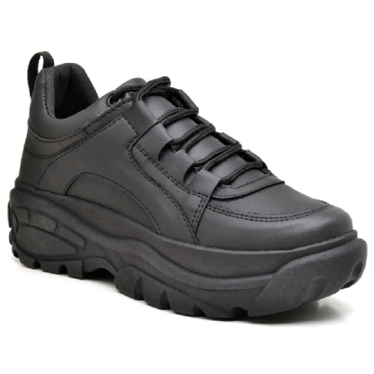 Tênis Sneaker Chunky Feminino Preto "HALLE" 731DB