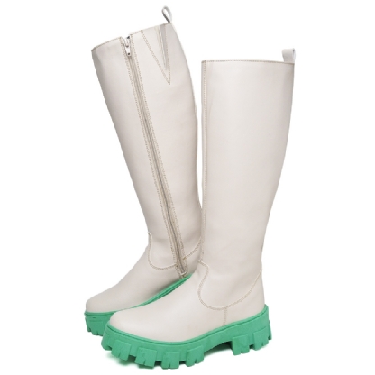 Bota Cano Alto Feminina Verde "GALOCHA" 1807DB