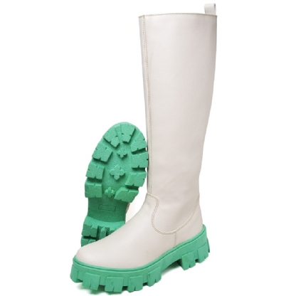 Bota Cano Alto Feminina Verde "GALOCHA" 1807DB