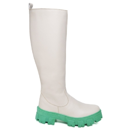 Bota Cano Alto Feminina Verde "GALOCHA" 1807DB