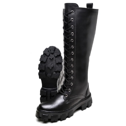 Bota Coturno Tratorado Feminino Preto "DOHA" 1800DB