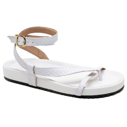Sandália Papete Feminina Branco "MICHA" 2042DB
