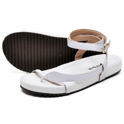 Sandália Papete Feminina Branco "MICHA" 2042DB