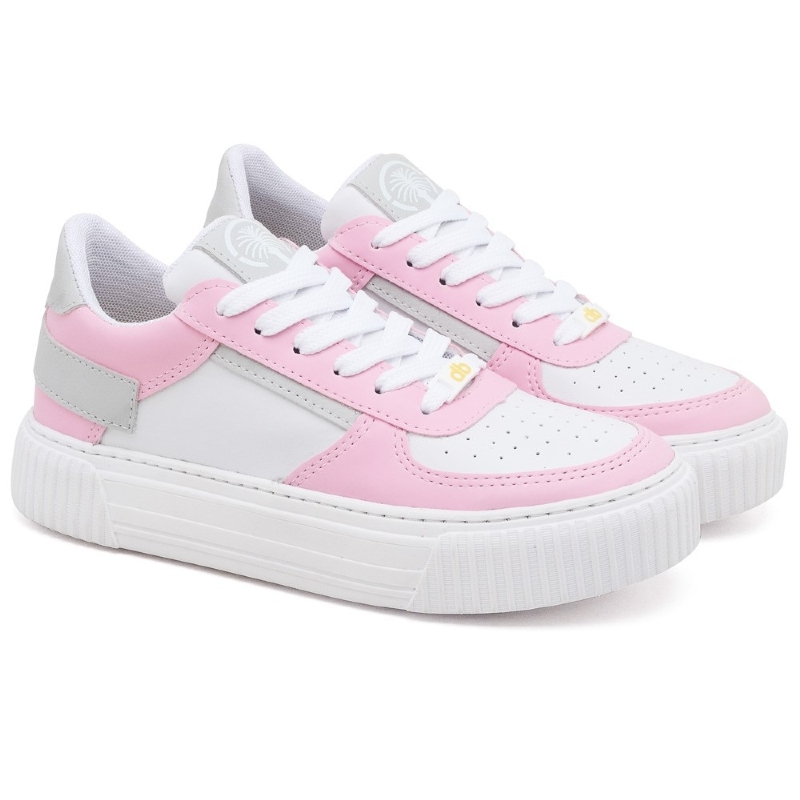 Tênis Sneacker Feminino Rosa "SUN" 029DB