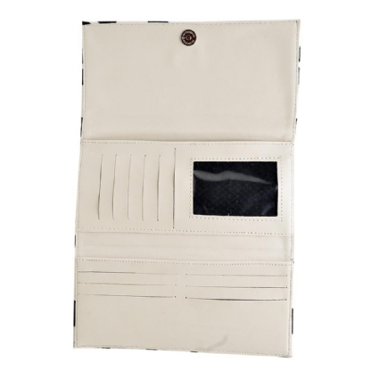 Carteira Feminina de Mão Animal Print Triângulo DB