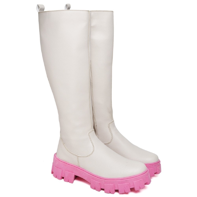 Bota Cano Alto Feminina "GALOCHA" 1808DB