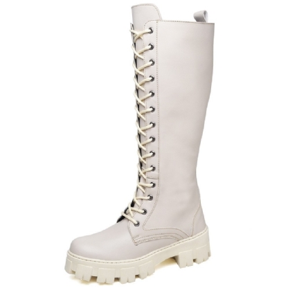 Bota Coturno Tratorado Feminino Areia "DOHA" 1800DB